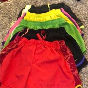 Lot of 5 Nike shorts